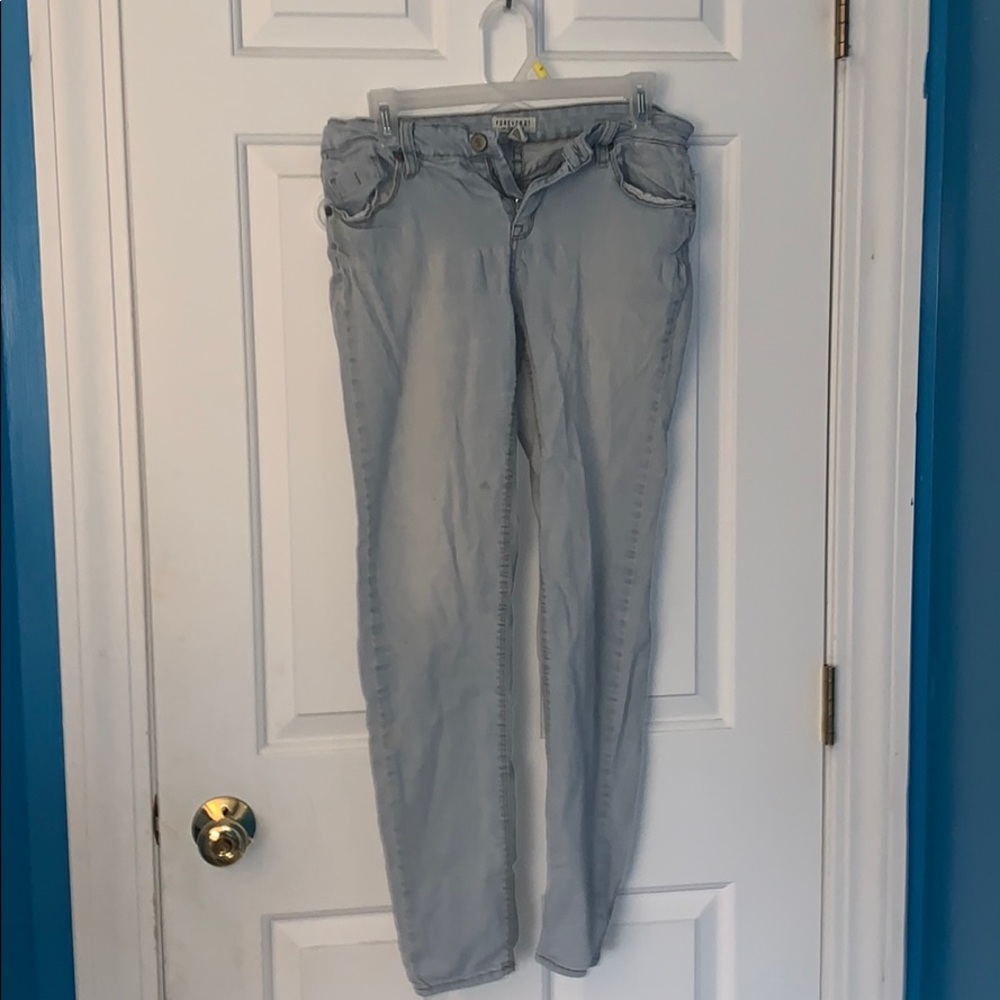 Light Wash skinny jeans